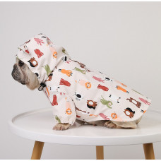 Вітрівка для собаки Звірі 11004 L молочна