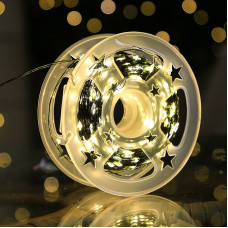 Гірлянда світлодіодна від мережі Роса Y25-35WW 19574 100 м 3000 LED теплий жовтий