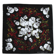 Бандана з візерунком Череп 8 10534 54х54 см