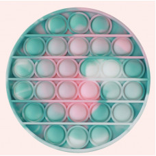 Антистрес іграшка Pop It Бірюзовий коло пупирка 5094