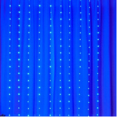 Гірлянда світлодіодна від мережі Штора Y-033B 19645 3х2 м 280 LED синя