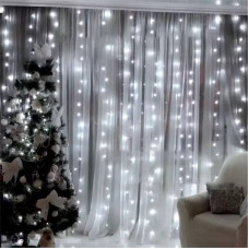 Гірлянда світлодіодна від мережі Штора Водоспад Y-20-51W 19704 3х2 м 500 LED холодний білий