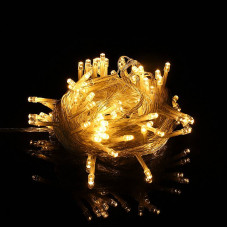 Гірлянда світлодіодна від мережі з білим проводом Y25-01WW 19599 3.5 м 100 LED теплий жовтий