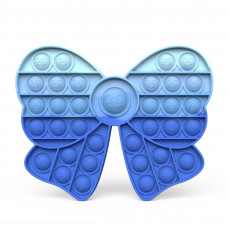 Антистрес іграшка Pop It Синій бант пупирка 5081