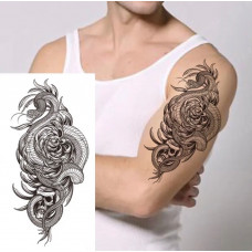 Тимчасове тату водостійке 3D велике Змія XQB-358 19,5 х9 см