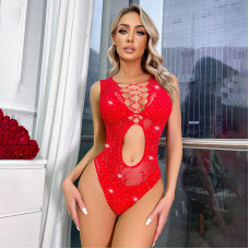 Боді жіноче нейлонове 14289 червоне