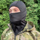 Балаклава тактична на флісі Combat Туреччина ЗСУ 8676 чорна