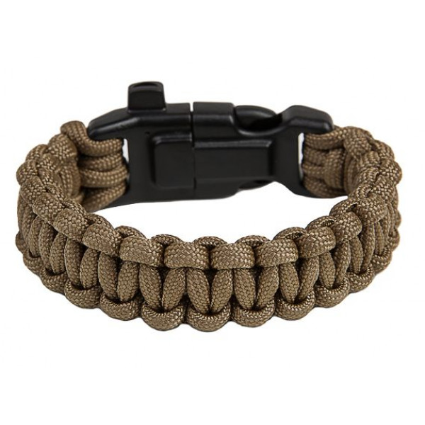 Браслет із паракорду для виживання Paracord ЗСУ Туреччина 7125 койот
