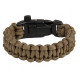 Браслет із паракорду для виживання Paracord ЗСУ Туреччина 7125 койот
