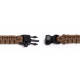 Браслет із паракорду для виживання Paracord ЗСУ Туреччина 7125 койот