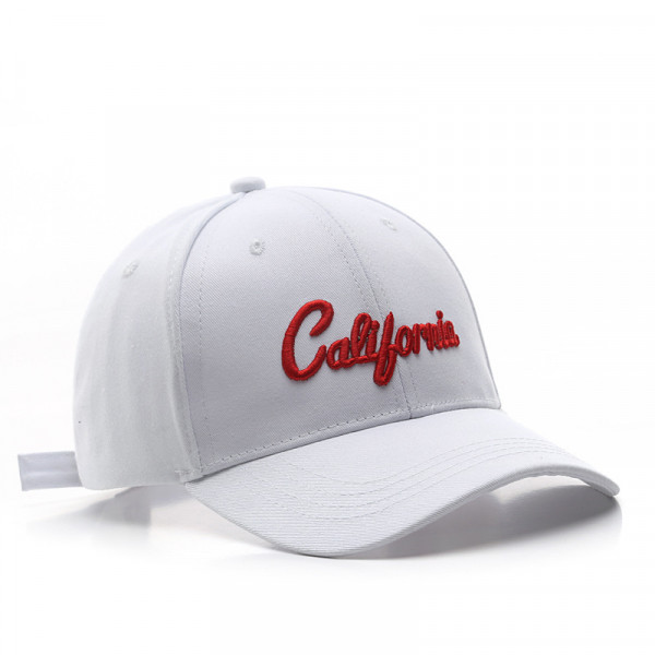 Кепка-бейсболка California 8418 56-60 см біла