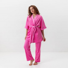Комплект жіночий з плюшевого велюру штани та халат Victoria's Secret 3418_M 15956 M