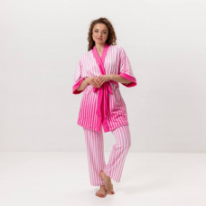 Комплект жіночий з плюшевого велюру штани та халат Victoria's Secret Pink 3432_M 16012 M
