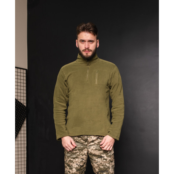 Кофта флісова чоловіча військова тактична ESDY ЗСУ (ЗСУ) 8872 XXL хакі