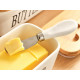 Маслянка керамічна Butter 7793 600 мл біла
