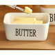 Маслянка керамічна Butter 7793 600 мл біла