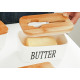 Маслянка керамічна Butter 7793 600 мл біла