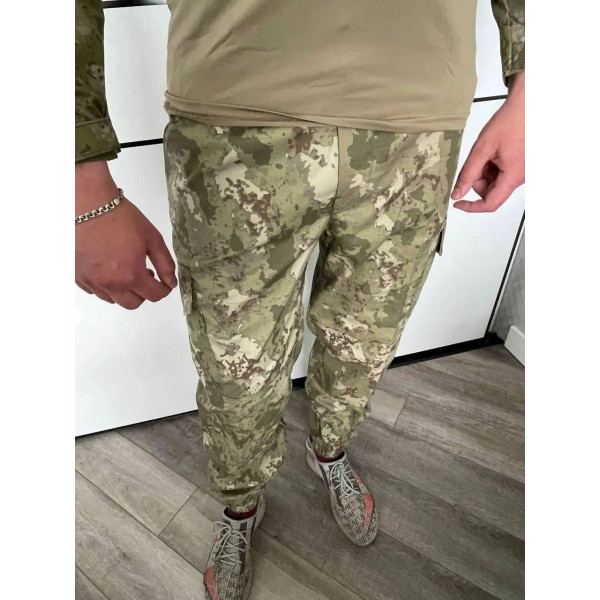Чоловічий армійський костюм мультикам для ЗСУ Tactical тактична форма убакс і штани Туреччина 6841 M
