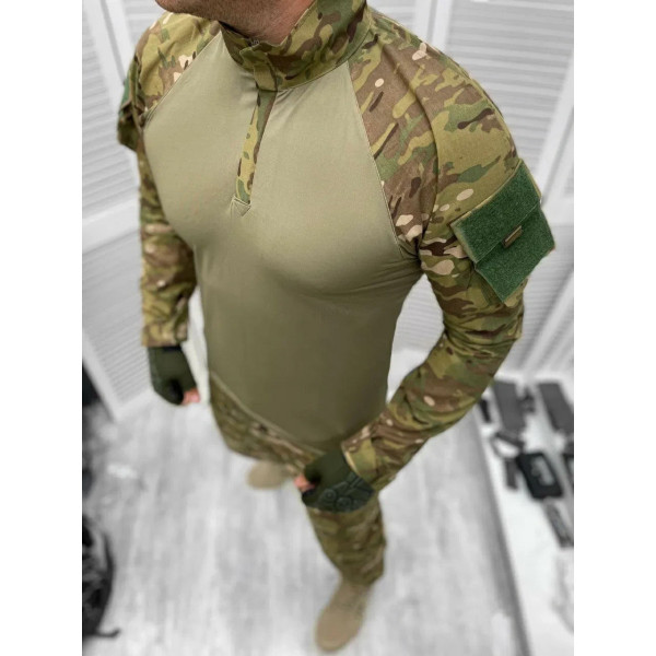 Чоловічий армійський костюм мультикам для ЗСУ Tactical тактична форма убакс і штани Туреччина 7284 XL