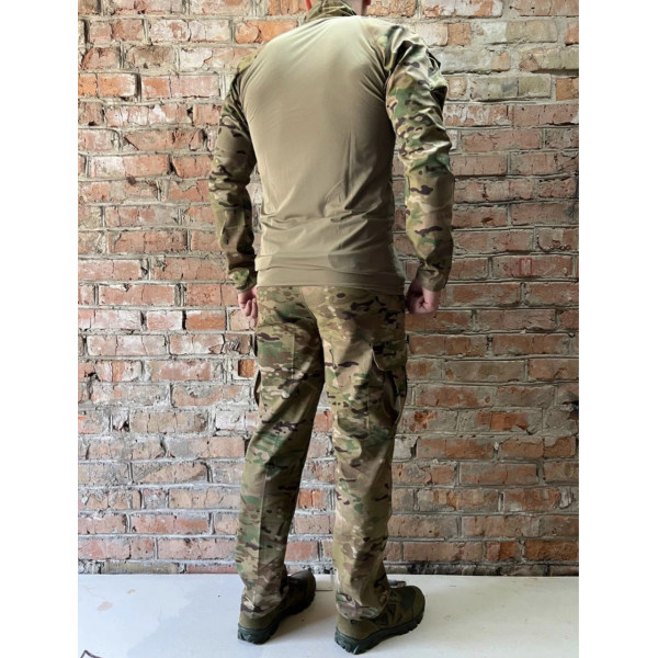 Чоловічий армійський костюм мультикам для ЗСУ Tactical тактична форма убакс і штани Туреччина 7284 XL