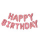 Набір надувних кульок Happy Birthday Powder 5958 13 предметів пудровий
