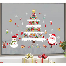 Набір новорічних наклейок на вікно Happy New Year 3 13798 60х90 см 1 лист