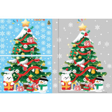 Набір новорічних наклейок на вікно Happy New Year 5 13804 50х70 см 1 лист
