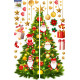Набір новорічних наклейок на вікно Happy New Year 6 13788 60х90 см 1 лист