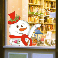 Набір новорічних наклейок на вікно Happy New Year 7 13762 50х70 см 1 лист