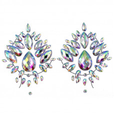 Наклейки кристали для грудей Crystals 9 8558 15х11 см