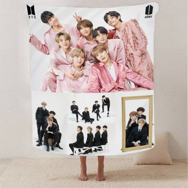 Плед 3D BTS №3 13293 135х160 см