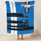 Плед 3D Синій Ford Mustang 12432 160х200 см