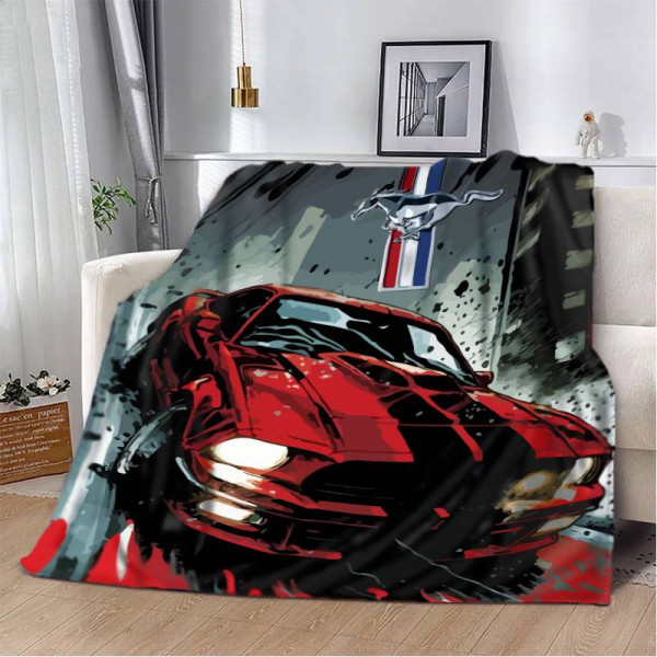 Плед 3D Ford Mustang 12429 160х200 см