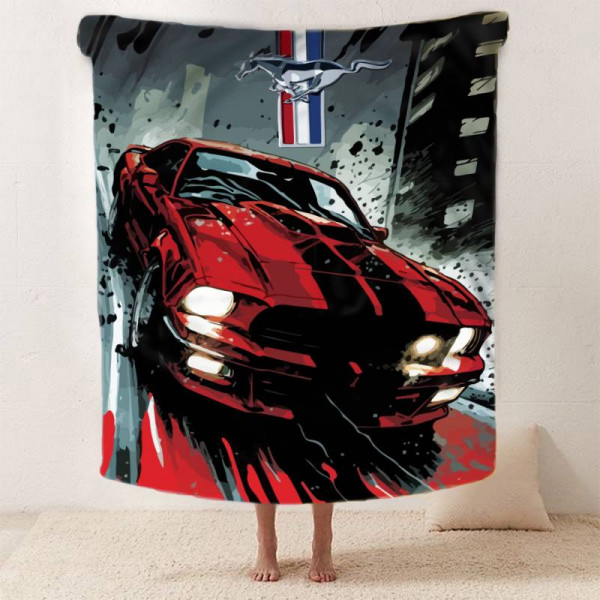 Плед 3D Ford Mustang 12429 160х200 см