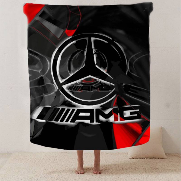 Плед 3D Mercedes-Benz AMG 12653 135х160 см