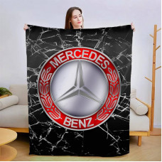 Плед 3D Mercedes-Benz RED 13446 160х200 см