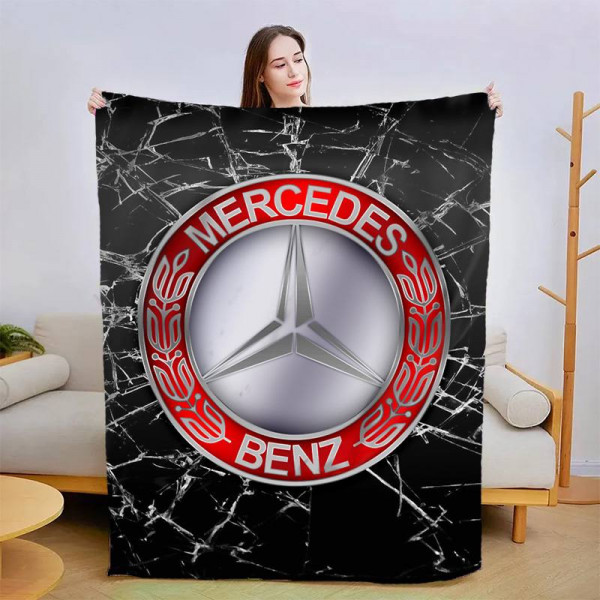 Плед 3D Mercedes-Benz RED 13446 160х200 см
