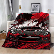 Плед 3D Nissan GTR швидкість та адреналін 12023 160х200 см