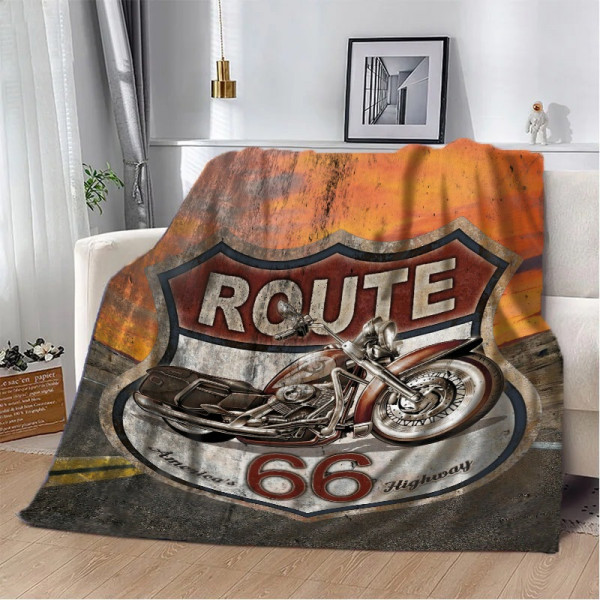 Плед 3D Route 66 10604 160х200 см