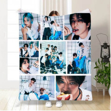 Плед 3D Stray Kids collage №2 15808 135х160 см
