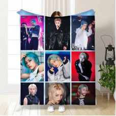 Плед 3D Stray Kids колаж 15777 160х200 см