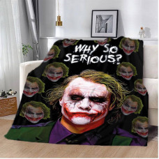 Плед 3D Джокер Why so serious? 11607 135х160 см
