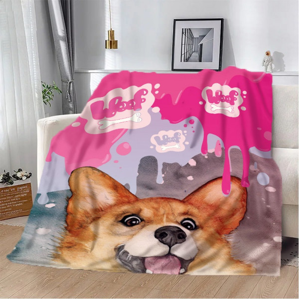 Плед 3D Коргі 10615 135х160 см