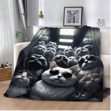 Плед 3D Котяча Мафія 12334 135х160 см
