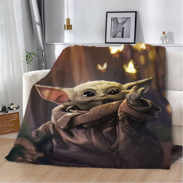 Плед 3D Малюк Йода 12259 135х160 см