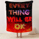Плед 3D мотиваційний "EVERY THING WILL BE OK №2" 12827 160х200 см