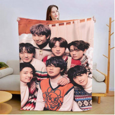 Плед 3D новорічний Зимовий BTS №2 15382 135х160 см