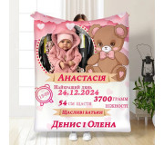 Пледи з побажаннями для дівчинки