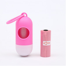 Набір для вигулювання собак 11166 1 рулон рожевий