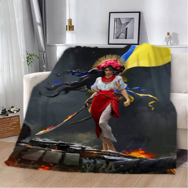 Плед 3D Я-Українка 13254 135х160 см